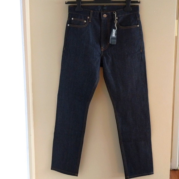 NWT Joseph Boyfriend Japanese Stretch Jeans High Rise Dark Wash - Picture 2 of 14